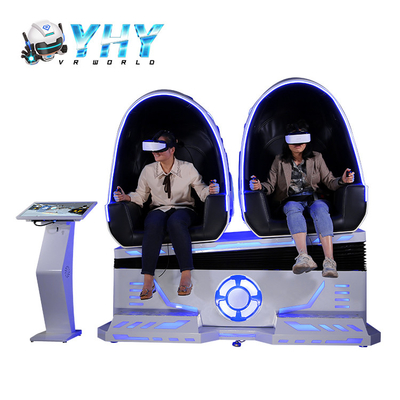 Simulador do jogador do DOF dois da cadeira 3 do ovo da realidade virtual do divertimento 9D com puxão traseiro