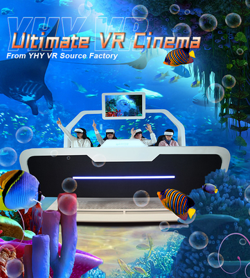 Jogos para múltiplos jogadores do tiro dos jogos 9D VR do parque temático VR para 4 jogadores