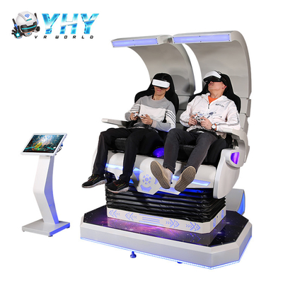 Cadeira dobro do ovo do simulador do movimento da cadeira VR do jogo de Godzilla um gerencio de 360 graus