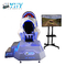 Simulador do jogo VR do divertimento das crianças/VR que conduz o simulador com volante
