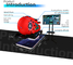 Motocicleta interna de VR que compete simulador de competência portátil de Arcade Machine 220V o 2D