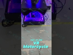 Simulador de Motocicleta de Corrida Preto VR YHY-01.056