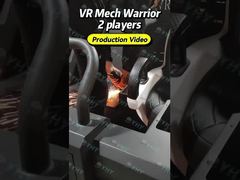 01.107 simulador do tiro do jogo da experiência da plataforma 9D VR com 2 jogadores