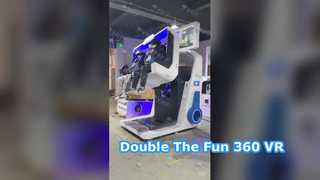 Assento duplo do simulador Ultimate 360 ​​VR