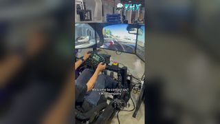 YHY 3DoF Racing Simulator Experiência de condução profissional final