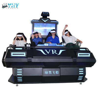 Tipo simulador completo da família de VR do movimento da montanha russa dos filmes dos assentos do cinema 4 de 9d Vr