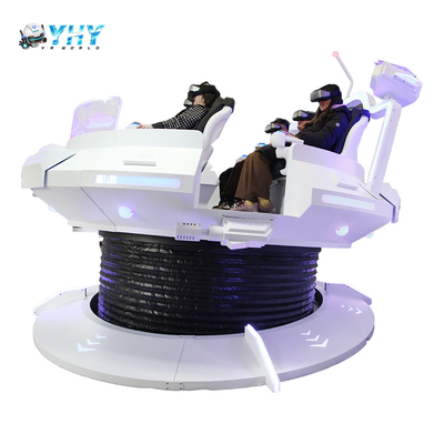 5 lugares VR OVNI Simulador de Realidade Virtual Cinema 360 Roller Coaster Shooting Arcade