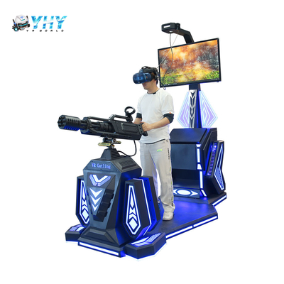 VR Gun Gatling Simulator Virtual Reality Game Center Shopping Mall Empreendimento de aluguel