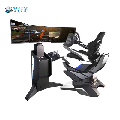 Realistic Racing Car Simulator 3 DOF Triple Screen Motion Simulation Chair (Cadeira de simulação de movimento de tela tripla)