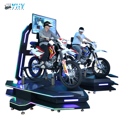 Game Center Equipamento de Realidade Virtual VR Motion Racing Simulator Moto Duplo VR Motorcycle