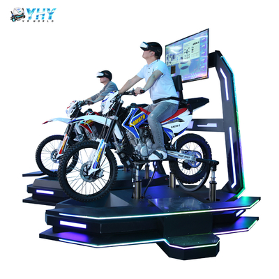 Máquina de movimento de motocicletas de dois assentos 9d Vr para Vr Arena