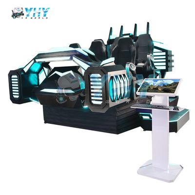 Máquina de jogos de realidade virtual 9D Simulador de 6 lugares Equipamento de cinema VR para Shopping Mall Entretenimento familiar