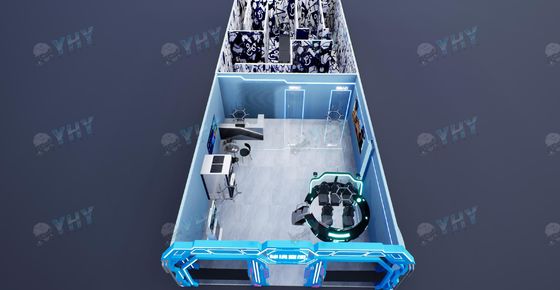 Arena de Simulador Vr 9D Vr Free Roaming Arcade Arena 8 Jogadores