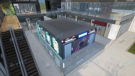 Team Building 8 jogadores VR Arena Free Roam VR Escape Room em festa