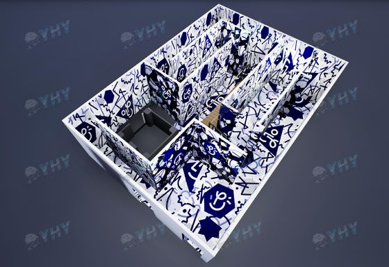 Escape Free Roam 9D Multiplayer Virtual Reality VR Shooting Arena Indoor 9D VR Set para Mall