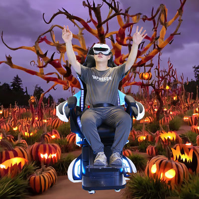 Cadeira de Travessia VR com Rotação de 360 Graus e Assento Único para Experiência Imersiva em Cinema VR