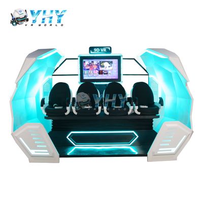 VR Cinema with 4 Seats Virtual Reality Shooting Simulator Charming Capsule 42 inch Display Gaming Machine
