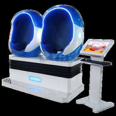 2-seater Vr Egg Chair Coin Operated 5D 7D Cinema Simulator para Shopping Mall Adventure Park