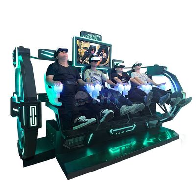 9D VR Simulator 4 Seat Vr Cinema Roller Coaster Jogos de Filmes Simulador Máquina de Jogos