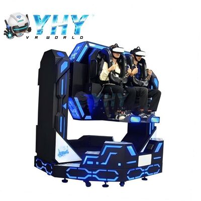 Máquina de realidade virtual 1080 VR 2 lugares Motion Chair 360 graus simulador montanha-russa para venda