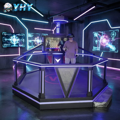 Comércio Interativo VR Batalha Estação Luz Azul Imersiva Competição de Obstáculos VR Arcade Machine VR Experiência