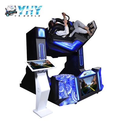 1 máquina dois de Seat 9D Vr simulador virtual do jogo de 360 rotações