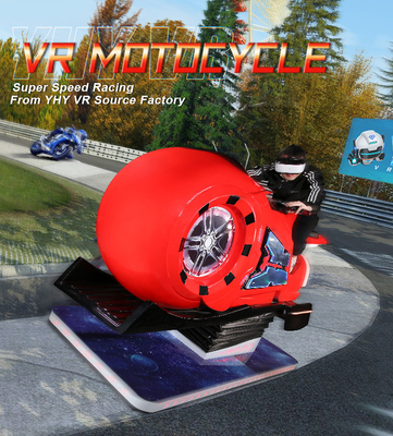 9D VR que compete a motocicleta louca do shopping 1.5KW do carro do simulador que compete o simulador