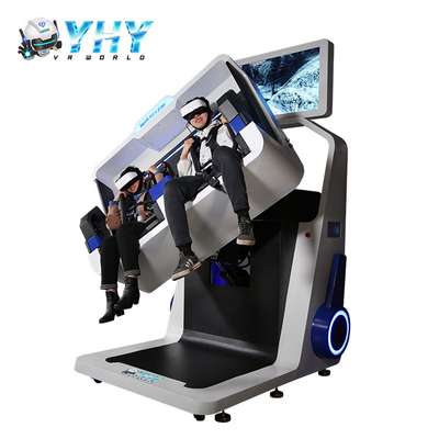 simulador do movimento da cadeira dos assentos 9d VR da máquina de jogo 2 do simulador VR de 5.0kw VR 360 para o parque temático