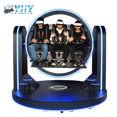 220V grupo do jogo da cadeira da realidade virtual dos assentos da montanha russa 3 da patente do simulador do jogo VR