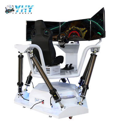 6 Dof VR Simulator 3 Screens Racing Car Attractive Amusement Park Ride Home Use Rental Business 