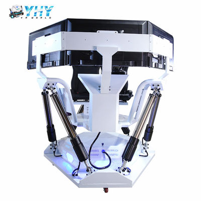 YHY VR Factory Fabricação Plataforma 6 DOF Simulador de Corrida 3 Tela Máquina de Jogo de Arcade de Carro de Condução Passeios de Diversão para 2 Jogadores