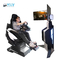 VR 9D Racing Simulator Alumínio Alloy Volante Dirigindo Arcade Game Machine