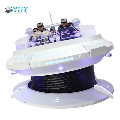 5 lugares VR OVNI Simulador de Realidade Virtual Cinema 360 Roller Coaster Shooting Arcade