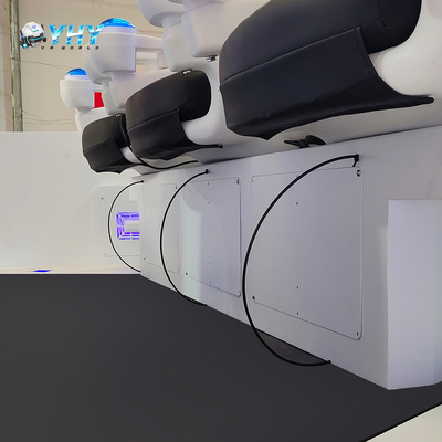 Equipamento de simulador de realidade virtual Máquina de jogo de OVNIs 9D Air Sense Roller Coaster Função de varredura de pernas VR Chair