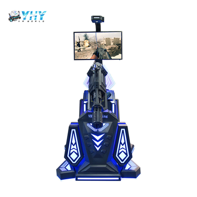 Guangzhou YHY 9D VR Gatling1 Jogador Simulador de Tiro Máquina de Jogo de Arma Parque de Aventura