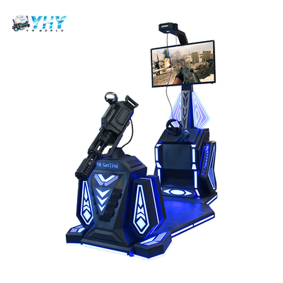 VR Gun Gatling Simulator Virtual Reality Game Center Shopping Mall Empreendimento de aluguel