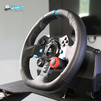 9D VR Indoor Amusement Park F1 Simulador de Carros de Corrida de 3 telas