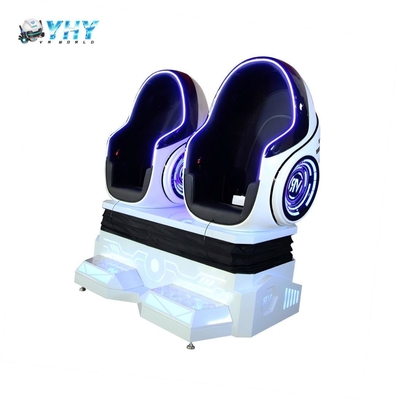 Guangzhou Fabricante VR Cinema Assentos Duplos Cadeira 3 DOF Dinâmica Cadeira de Ovos de Realidade Virtual