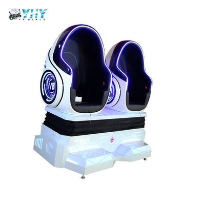 Guangzhou Fabricante VR Cinema Assentos Duplos Cadeira 3 DOF Dinâmica Cadeira de Ovos de Realidade Virtual