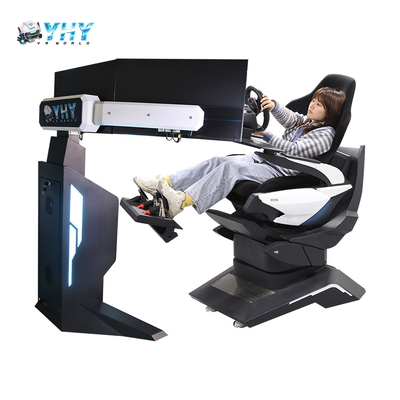 Simulador Dinâmico Rotativo 3 DOF 3 Tela Máquina de Jogo de Corrida de Carros com Movimento