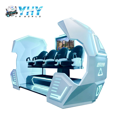 Fábrica Direta da China 4 Lugares VR Cinema Simulador de Realidade Virtual de Tiro Cápsula Charmosa Máquina de Jogos com Tela de 42 polegadas