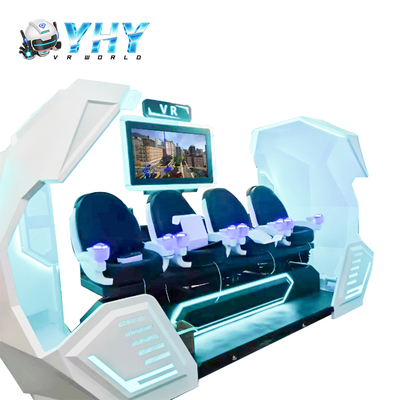 YHY VR Cinema 4 assentos 9D Máquina de Cinema de Realidade Virtual One Stop Project Game Park Utilização