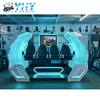 YHY VR Cinema 4 assentos 9D Máquina de Cinema de Realidade Virtual One Stop Project Game Park Utilização