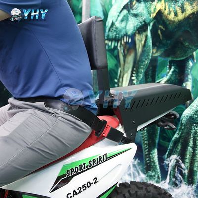 Projeto de simulador de motocicleta VR para 6 pessoas com potência de 3,5 kW e encosto ajustável