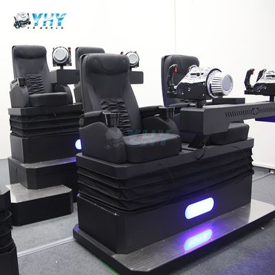 Equipamento do parque de diversões Vidro 3D Experiência imersiva Cinema 7d Multiplayer Assentos Filme com filmagem
