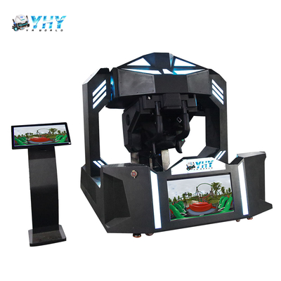 9D VR Roller Coaster 360 720 Graus Rotation Simulator Virtual Reality Flight Single Chair Parque de diversões
