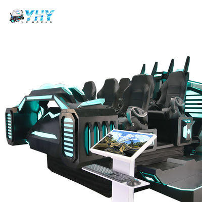 Máquina de jogos de realidade virtual 9D VR Cinema para 6 jogadores, equipamento de jogos multiplayer de realidade virtual
