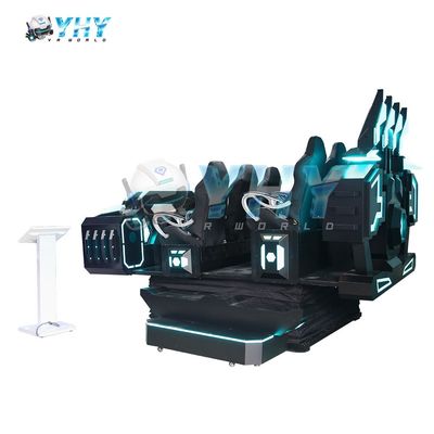 Cadeira dinâmica de cinema 9D Vr, teatro de realidade virtual, reprodução de filmes para 6 lugares em shopping