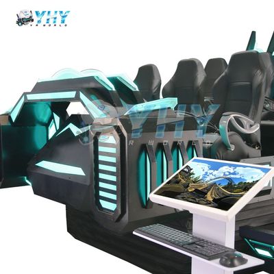 Cadeira dinâmica de cinema 9D Vr, teatro de realidade virtual, reprodução de filmes para 6 lugares em shopping