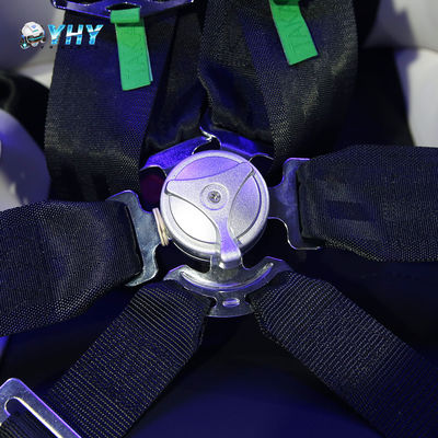 Equipamento de rotação de 360 graus VR Simulação de 1 assento Tudo-em-um Virtual Reality Flight Roller Coaster no shopping mall